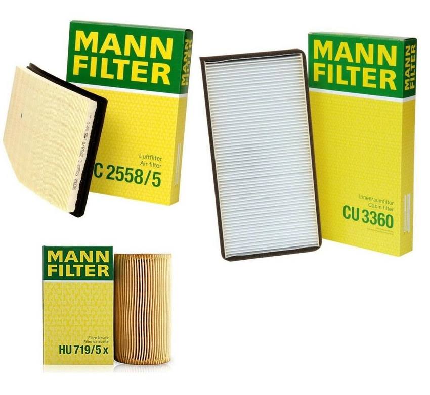 Porsche Filter Service Kit 99657221902 - MANN-FILTER 1645272KIT